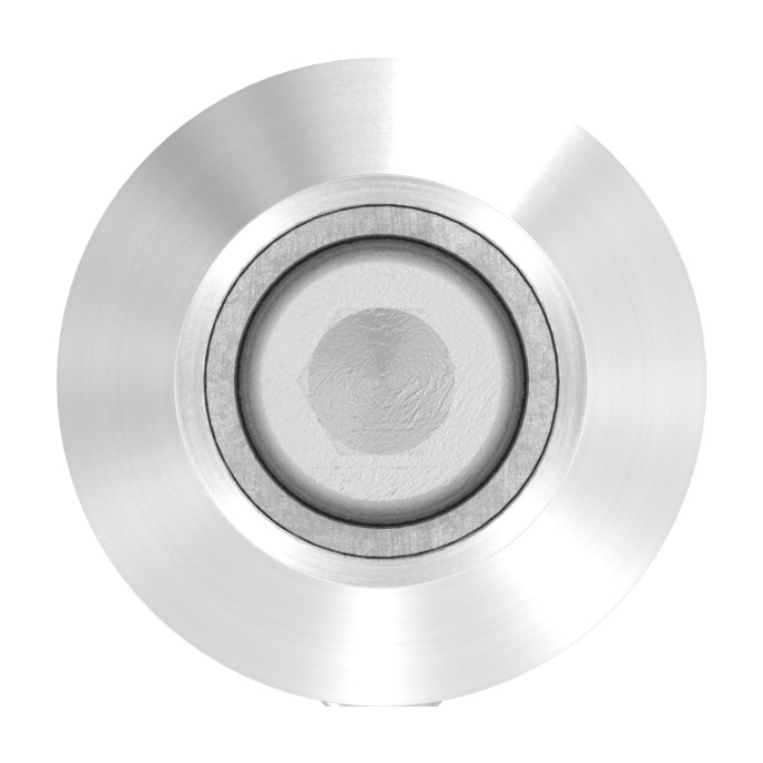 Querstabhalter zum Stoßen, Bohrung Ø 12,5mm, Anschluss 48,3mm, V2A