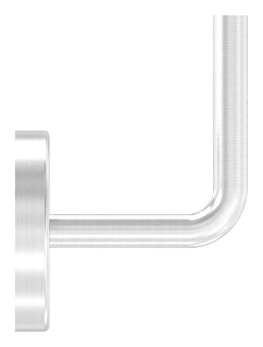 Handlaufhalter inkl. Cliprosette (Ronde und Bügel verschweißt), V2A