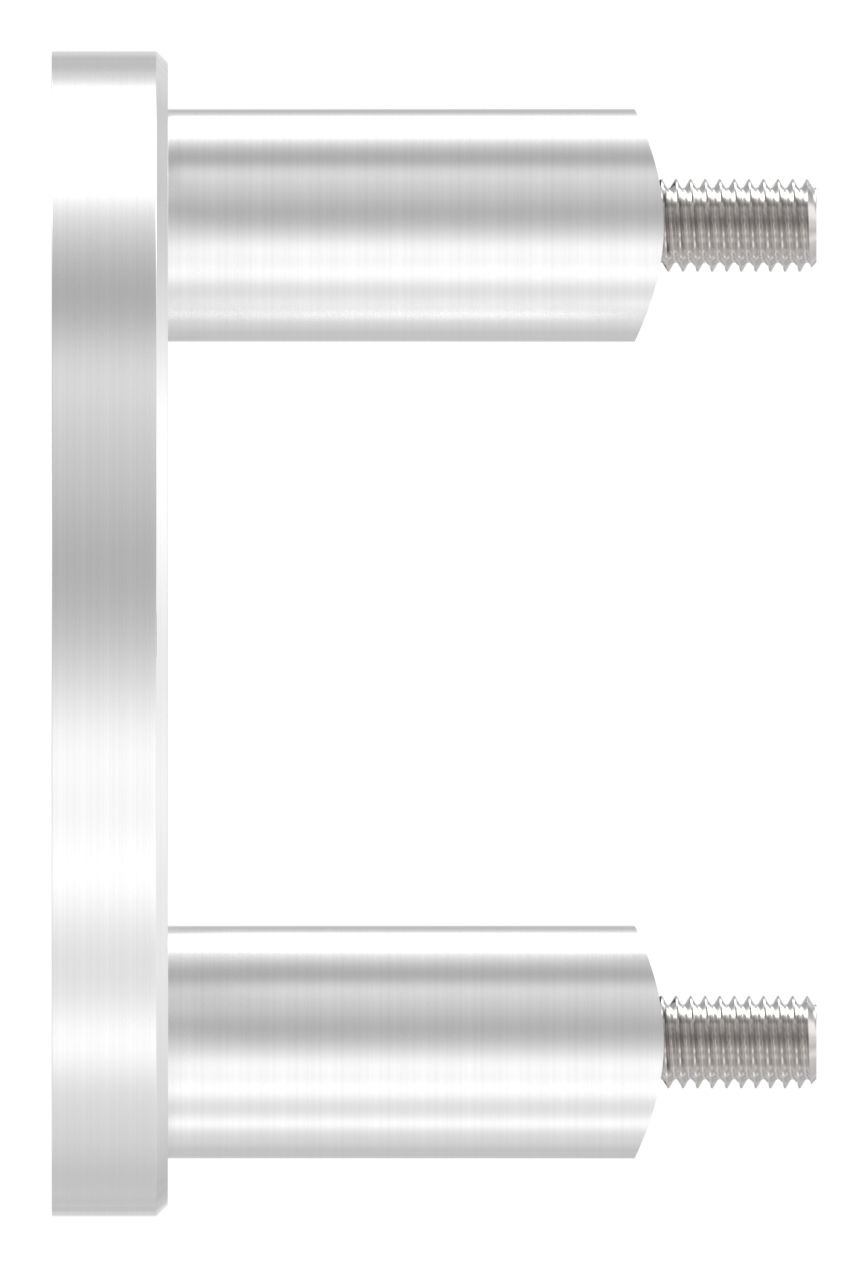 Wandbefestigung für Geländerpfosten 42,4mm, V2A