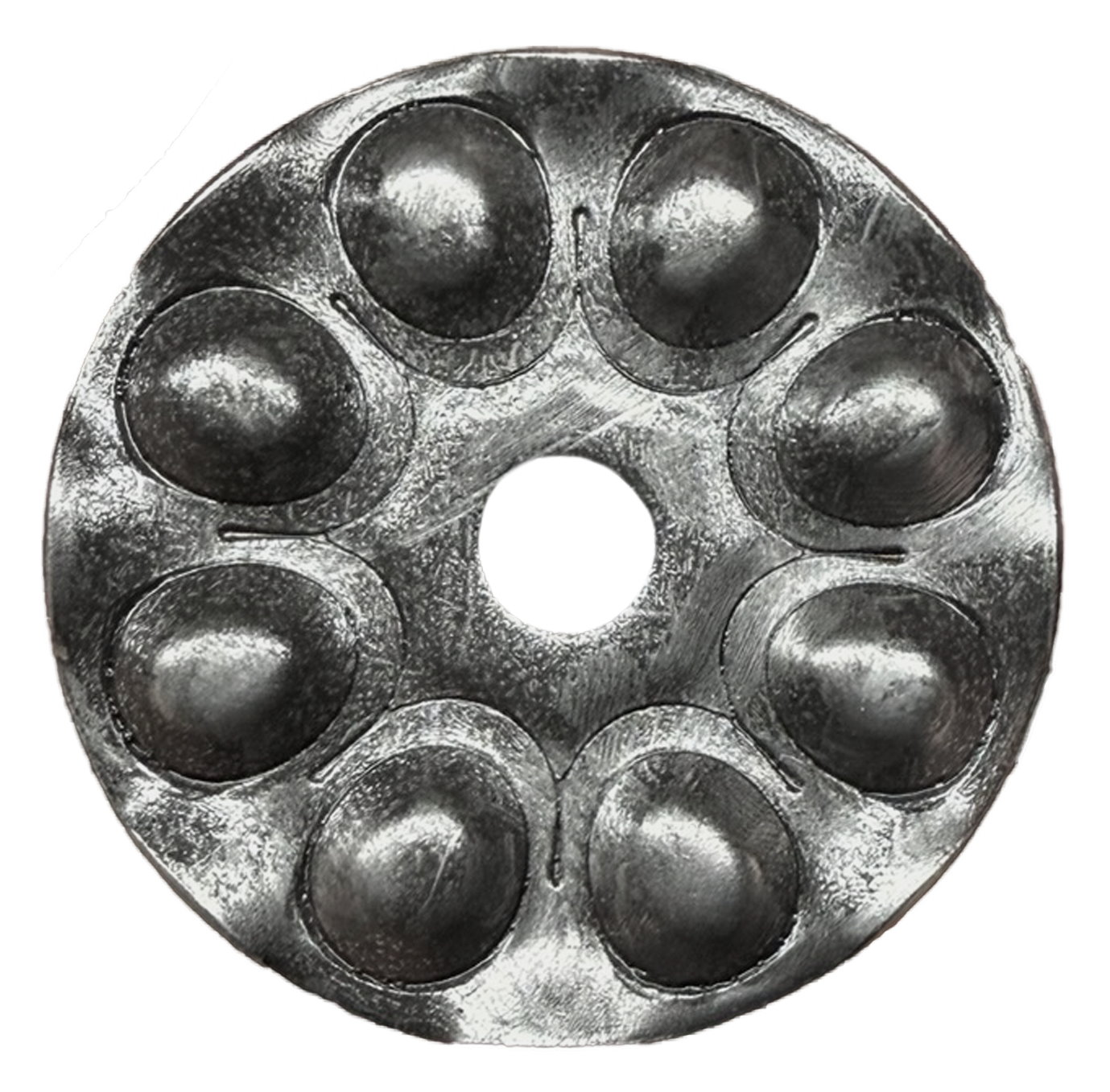 Rosette 2mm, Ø 60mm, Mittelloch Ø 9,5mm