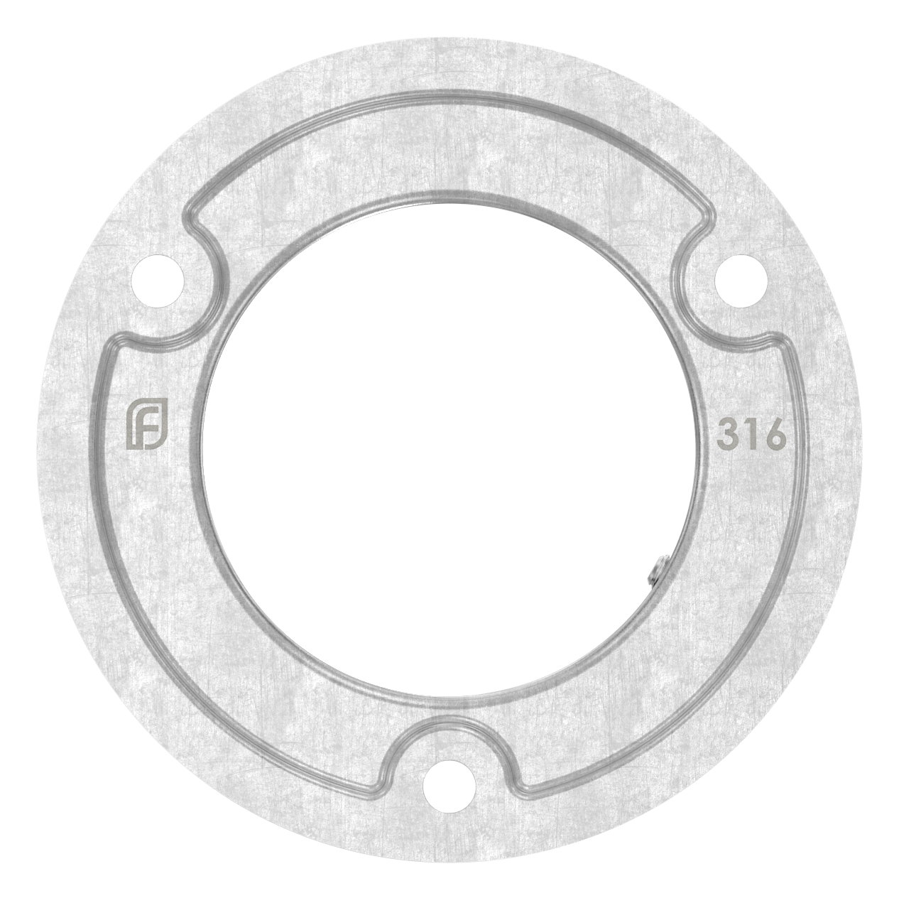 Wandbefestigung für Nutrohr 60,3x1,5mm, V4A