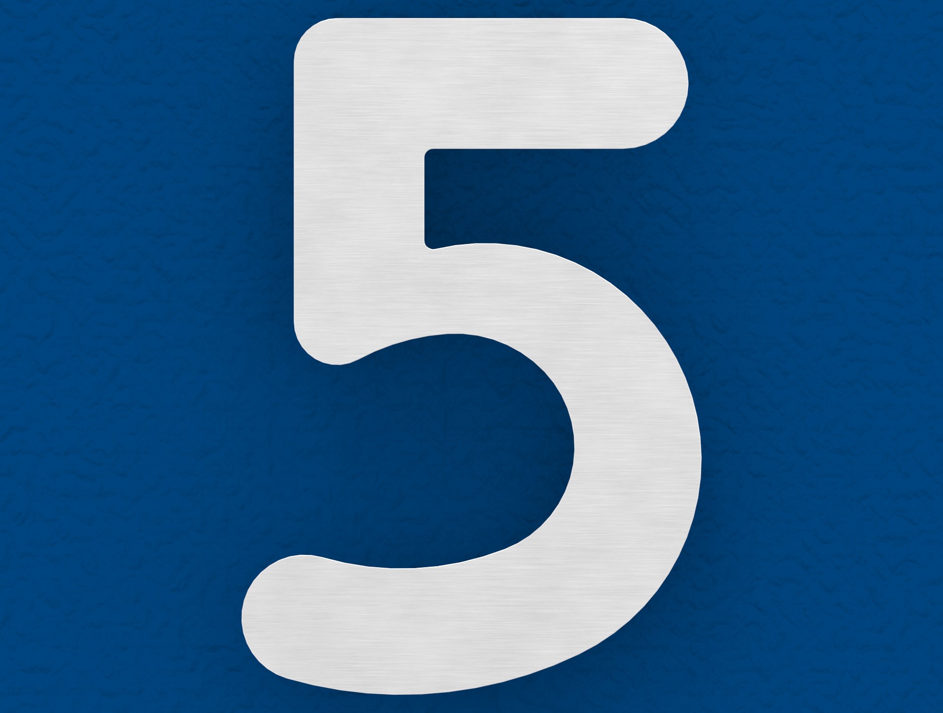 Hausnummer 5 - "klein", V2A