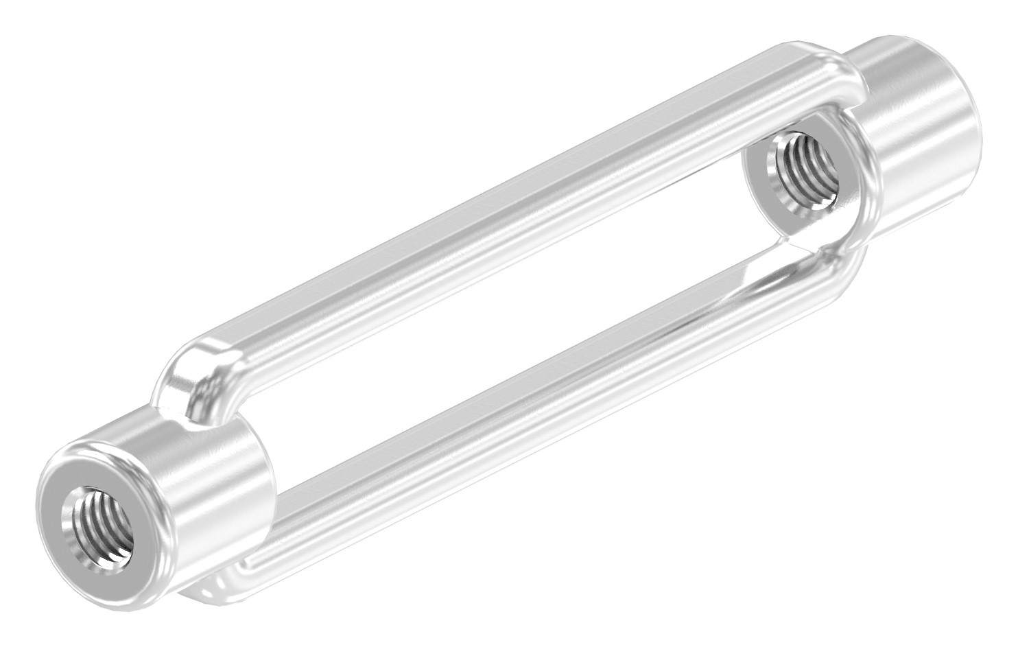 Spannschloss mit Gewinde M5, V4A