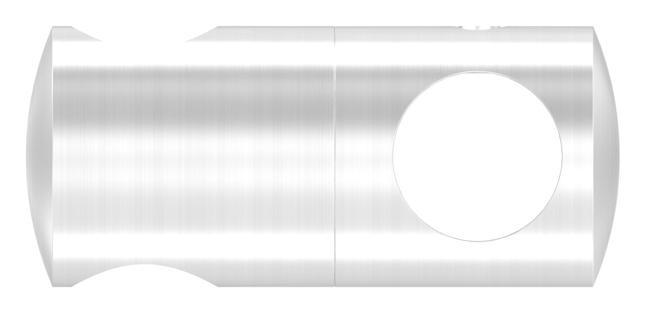 Doppelquerstabhalter mit 12,2 und 14,2mm Bohrung, V2A