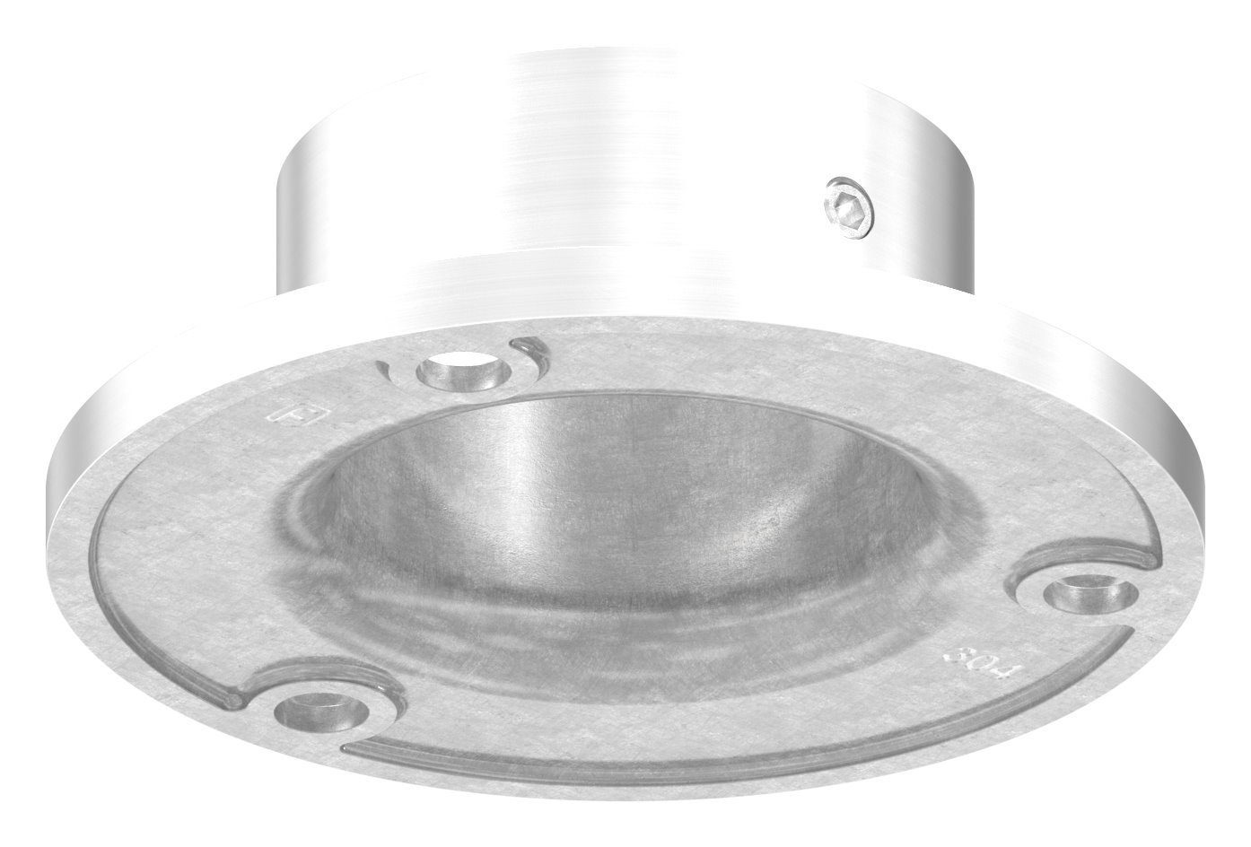 Wand- und Bodenanker, für Rohr 40,0mm, V2A