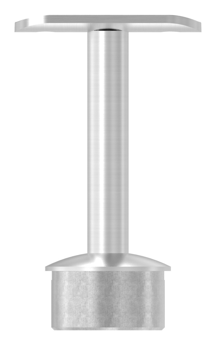 Rohrabschlussstopfen für Rohr 42,4x2,0mm, Handlaufanschlussplatte: 42,4mm, V2A