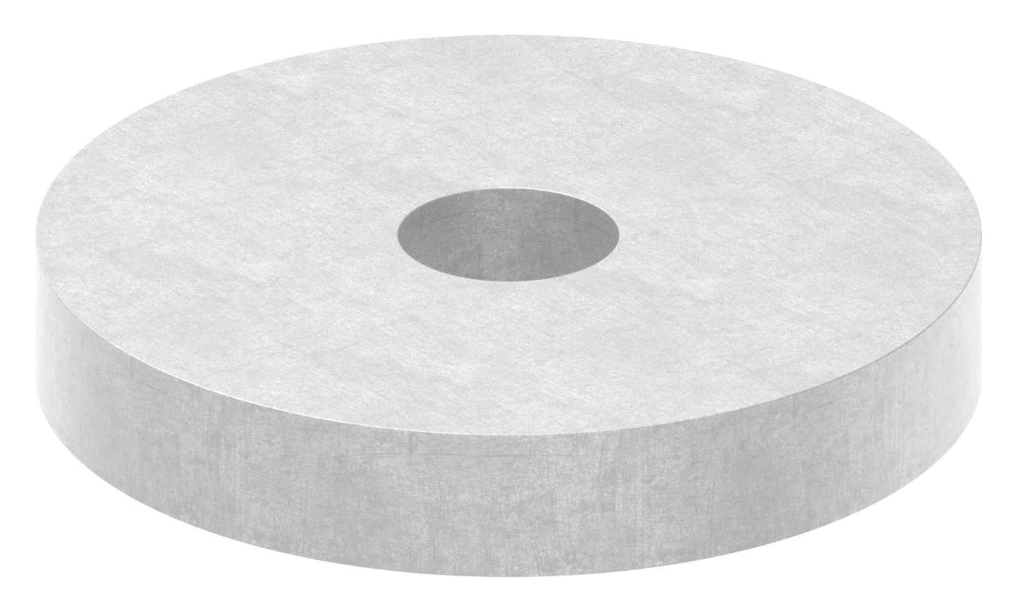 Lastverteilungsplatte rund, Ø60x10mm, Stahl feuerverzinkt