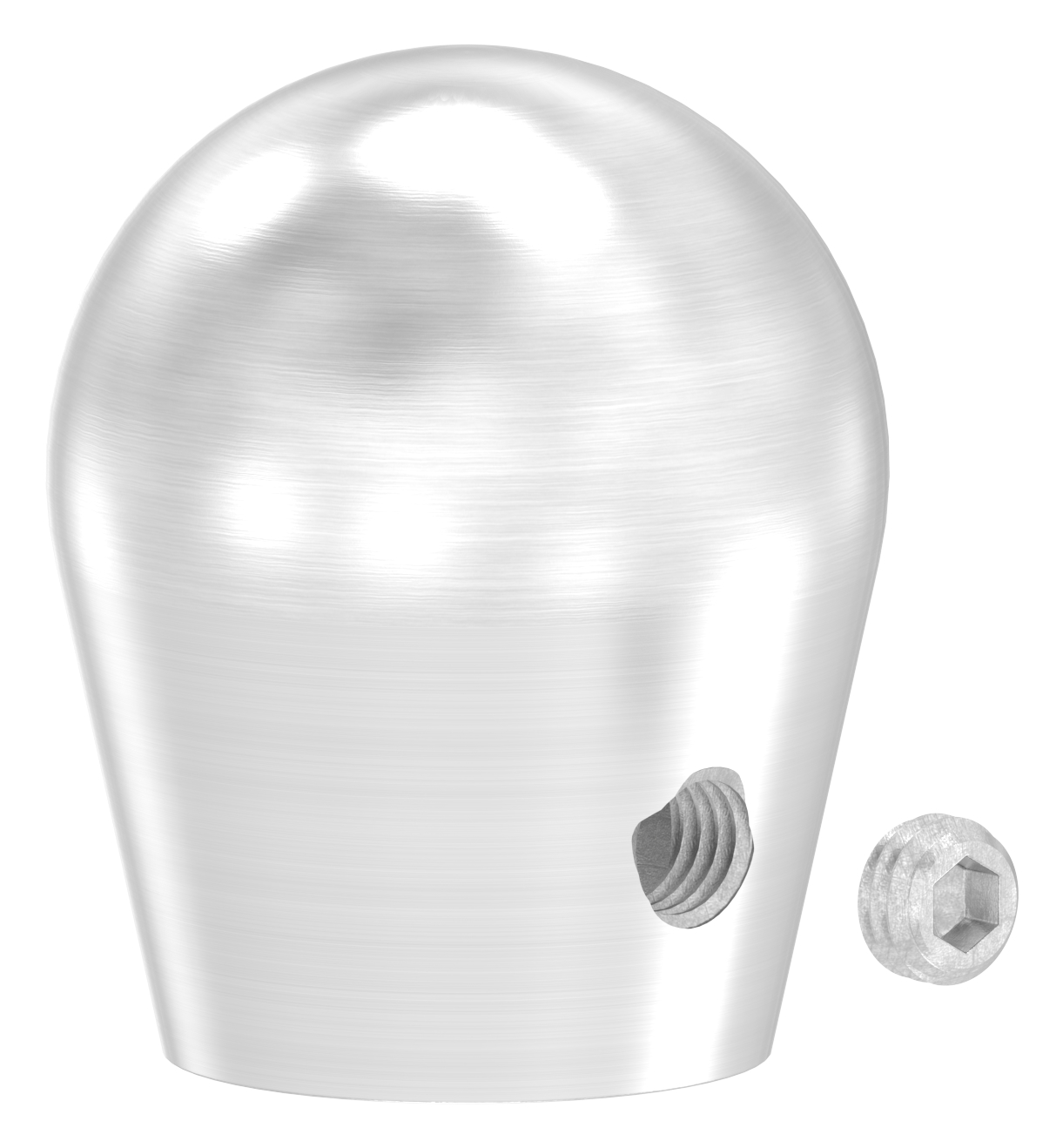 Endkappe für 14mm Rundmaterial, V2A