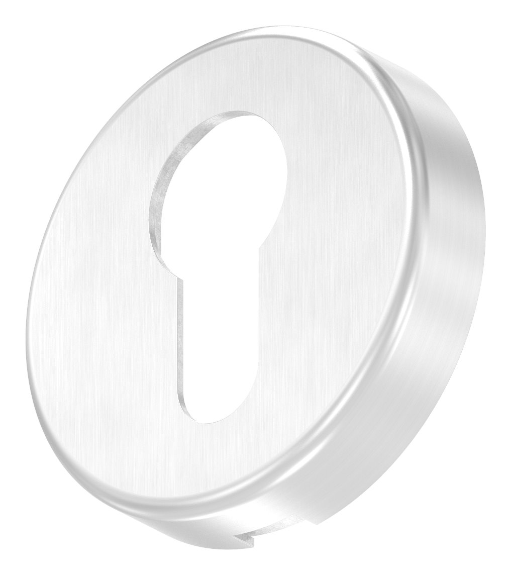 Schlüsselrosette-Paar, für Profilzylinder, V2A