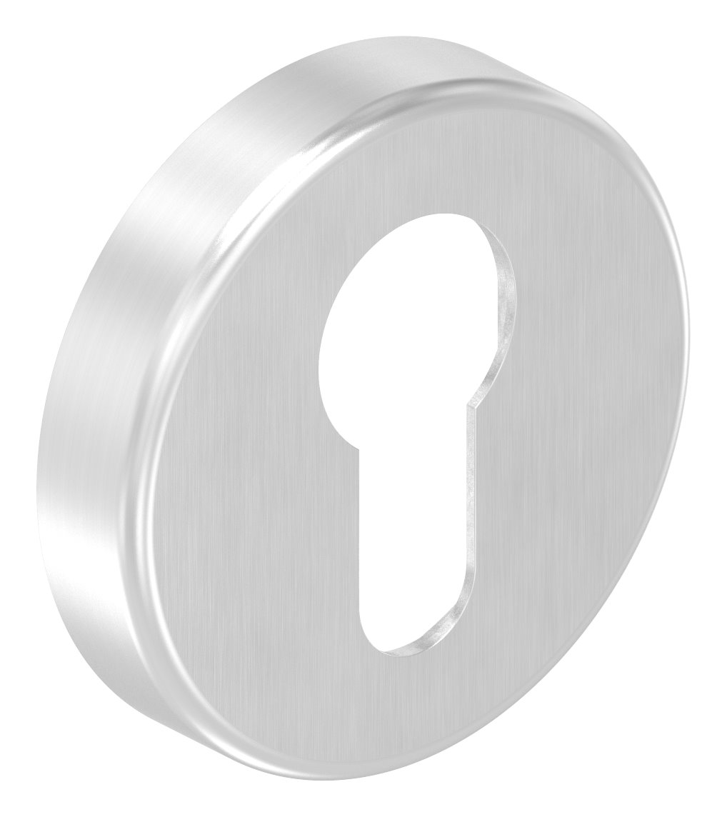 Schlüsselrosette-Paar, für Profilzylinder, V2A