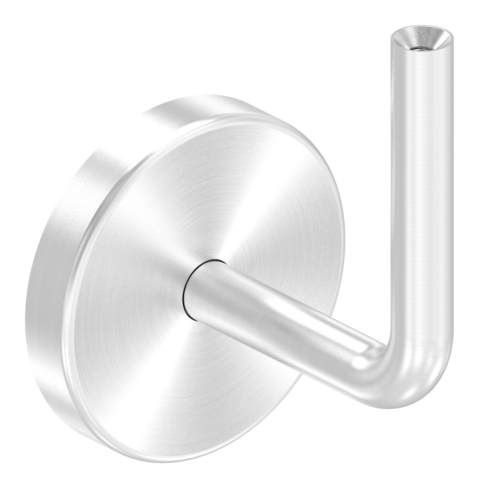 Handlaufhalter inkl. Cliprosette (Ronde und Bügel verschweißt), V2A