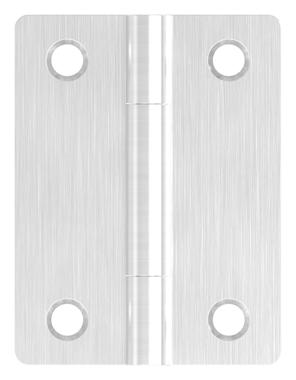 Edelstahl-Scharnier 50x38mm mit festem Zapfen