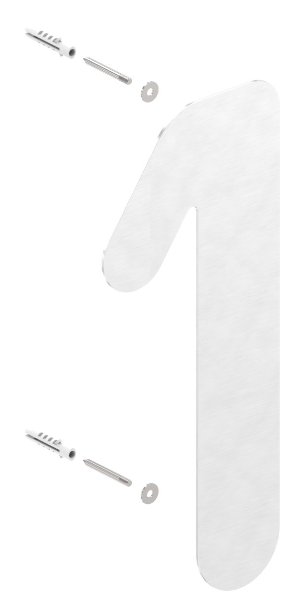 Hausnummer 1 - "groß", V2A