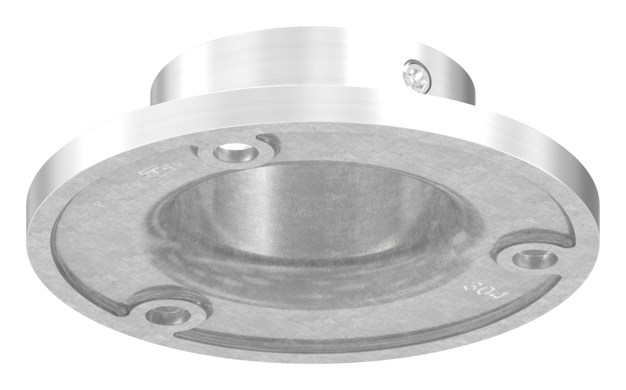 Wand- und Bodenanker, für Rohr 33,7mm, V2A