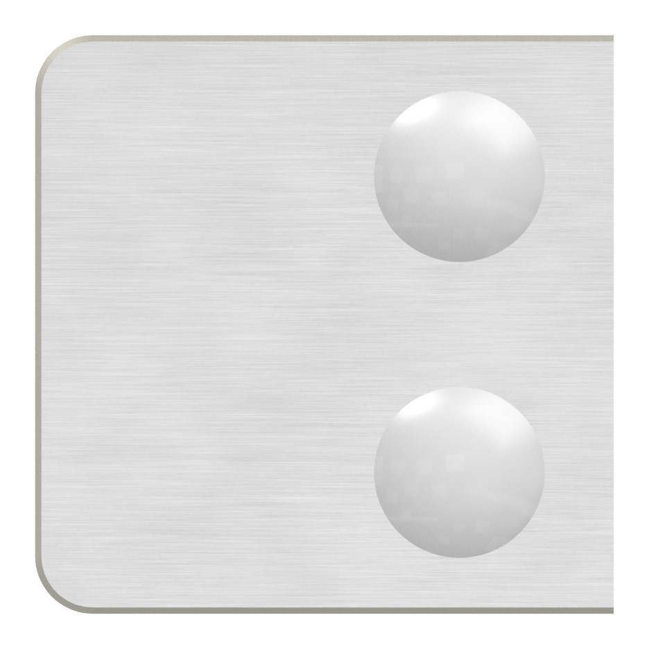 Glasklemme Mod. 31, Anschluss: gerade, V2A