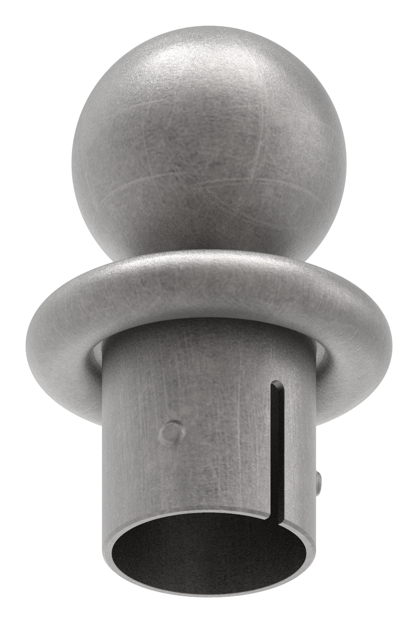 Kugelrohrknopf Eisen für 42,4mm