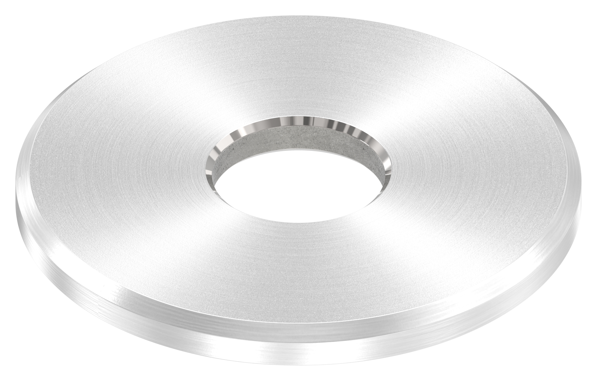 Beilagscheibe 40 x 3mm mit Fase, Bohrung 12,5mm