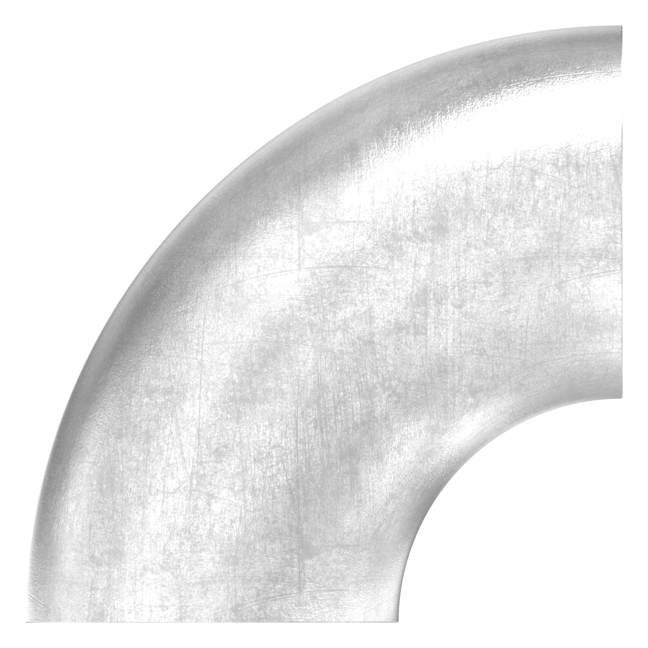 Schweißbogen 90°, 25,0 x 2,0mm, ungeschliffen, V2A