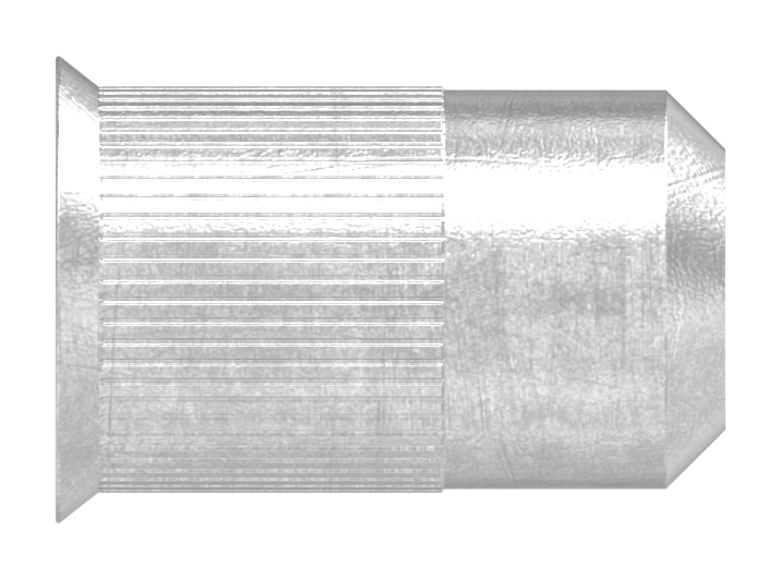 Blind-Einnietmutter, V2A, M4/Loch 6mm, V2A