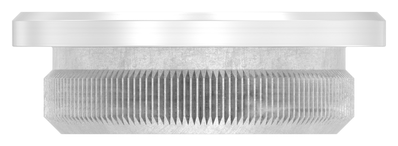 Rohrabschlussstopfen, für Rohr 21,3x2,0mm, V2A
