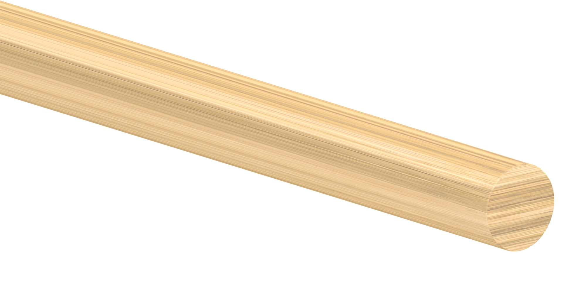 Holzhandlauf Eiche, Ø 42mm, L: 2000mm