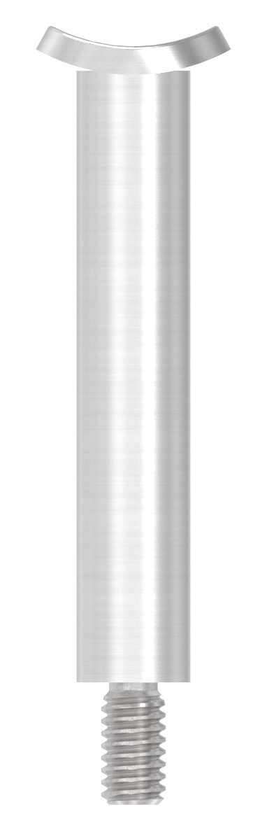 Stift Ø 14mm mit Handlaufanschlussplatte für Rohr 42,4mm, V2A