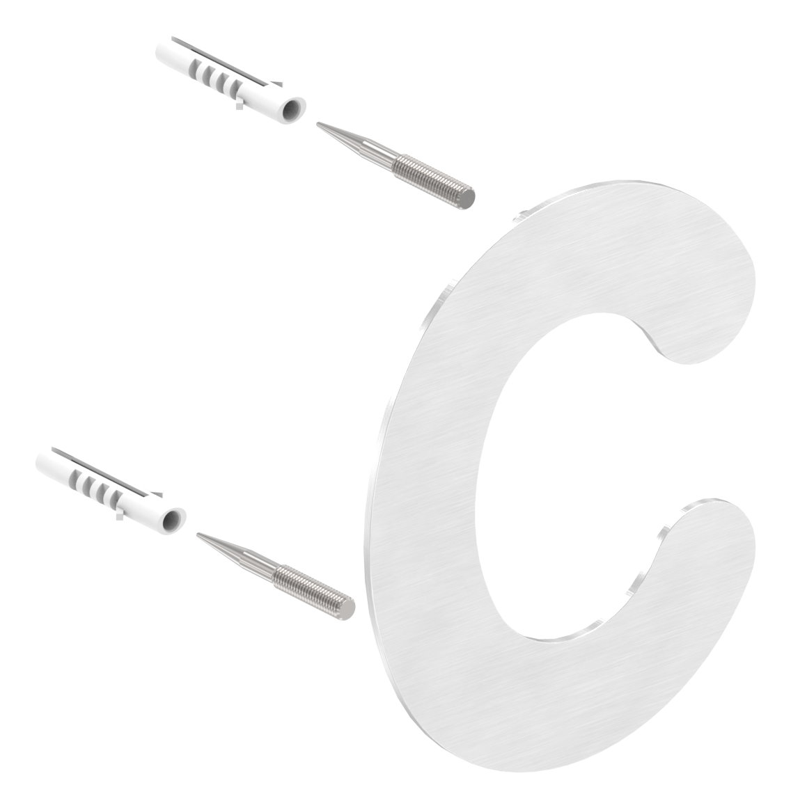 Hausnummer c - "klein", V2A