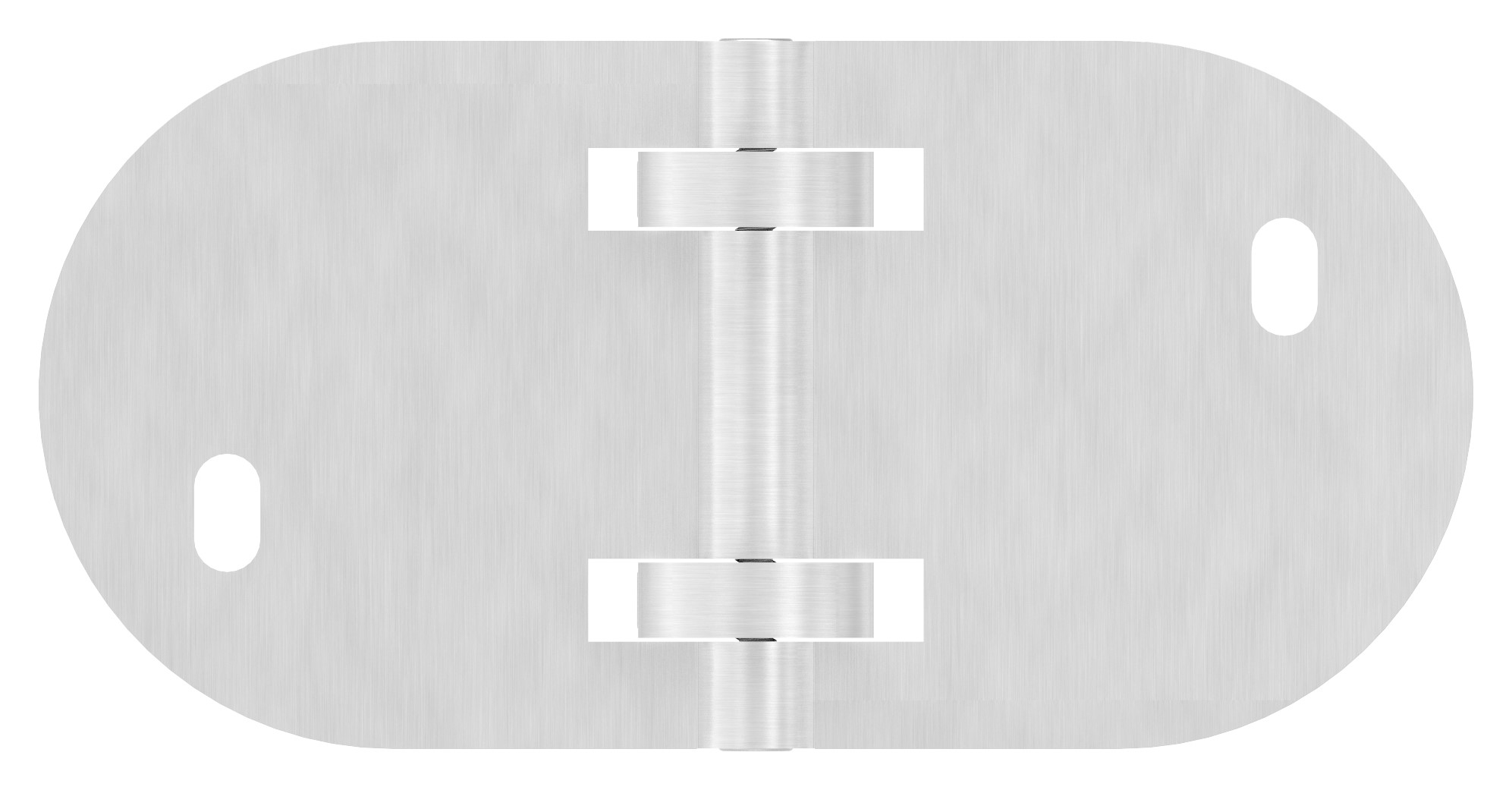 Wandbefestigung für Geländerpfosten 42,4mm, Ecke, V2A