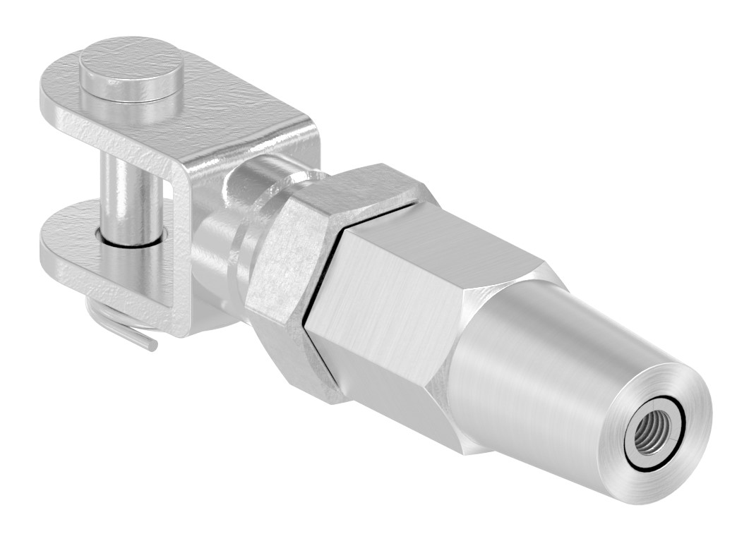 Gabelterminal zur Selbstmontage für Seil Ø 4mm, V4A