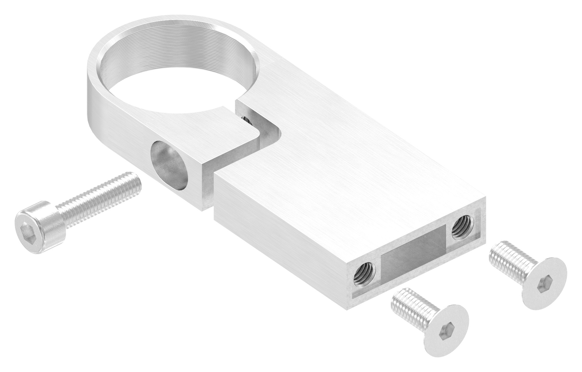 Spannring für Rohr 42,4mm, V2A