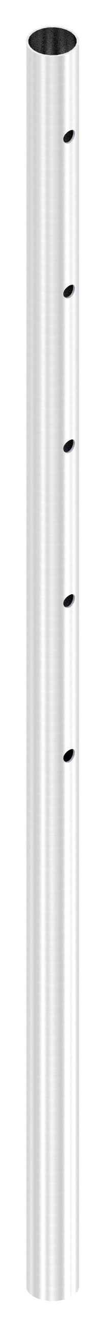 Edelstahlpfosten aus Rohr 42,4mmx2,0mm, V2A