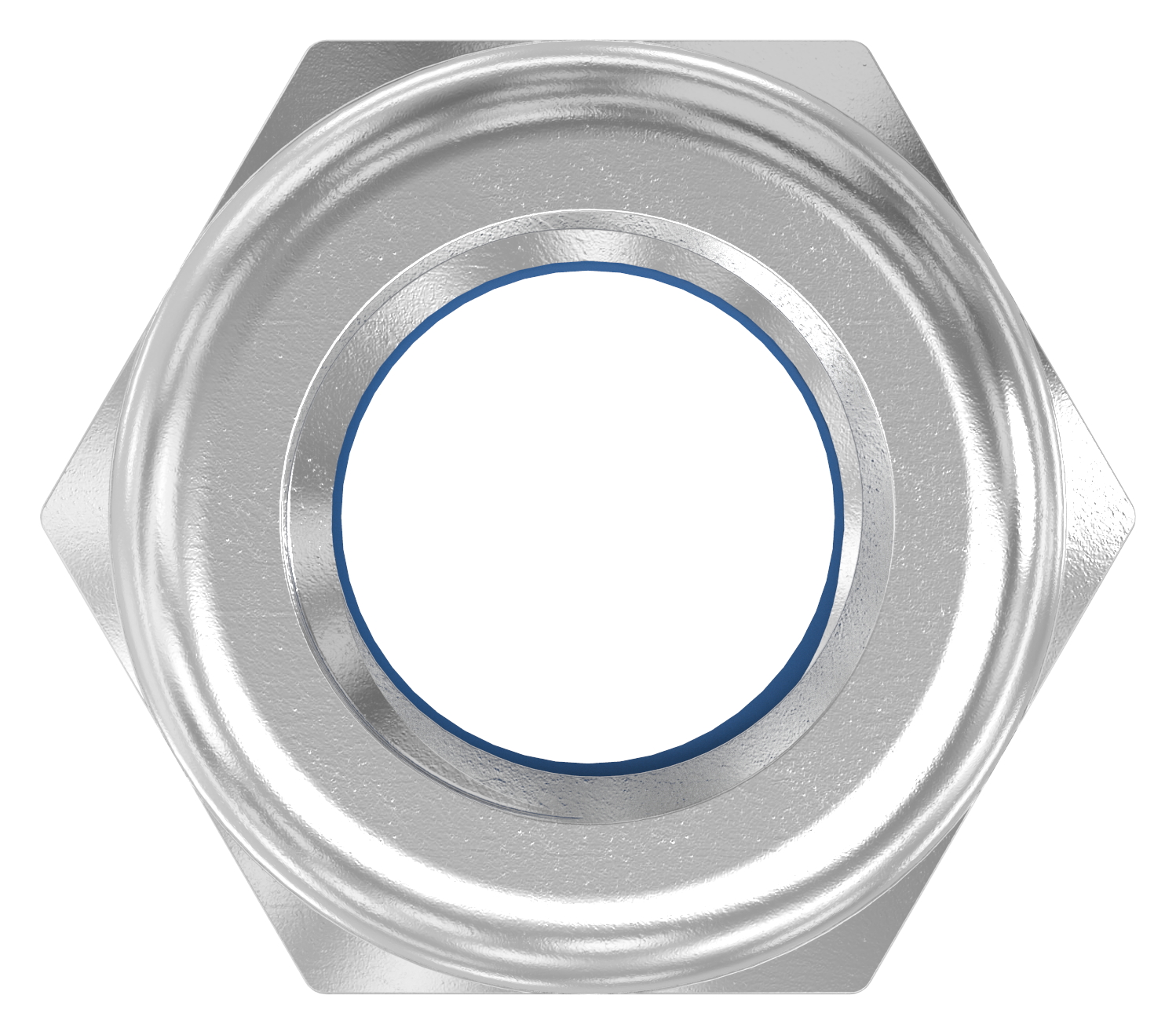 Sechskantmutter M12, selbstsichernd, DIN 985, V2A