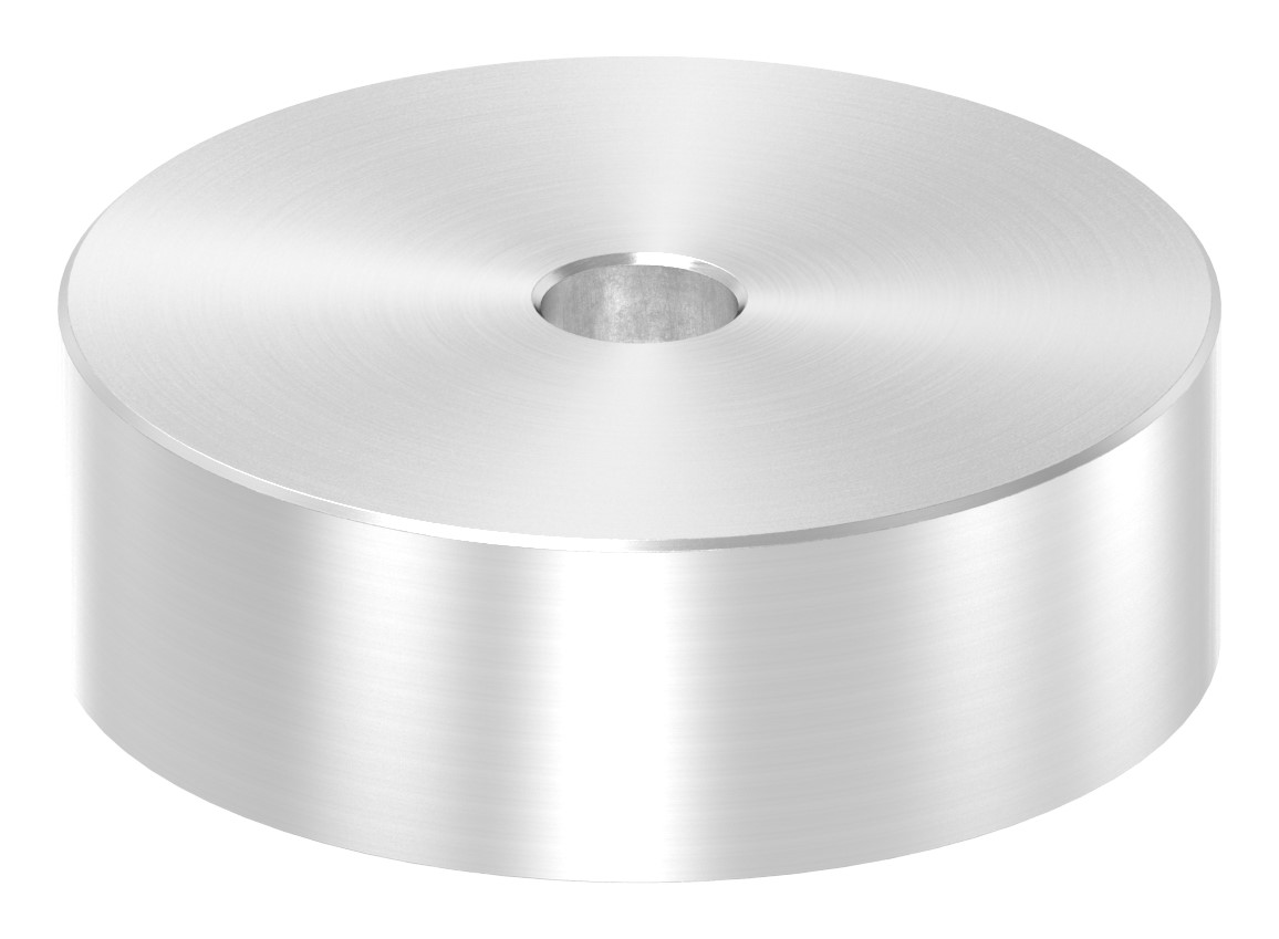Unterteil für 62mm Glaspunkthalter, t: 20mm, V2A