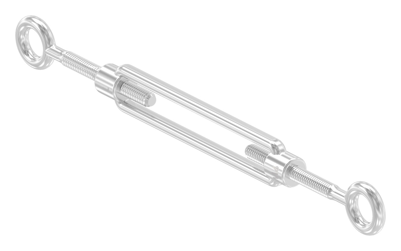 Spannschloss Öse / Öse mit Gewinde M6, V4A