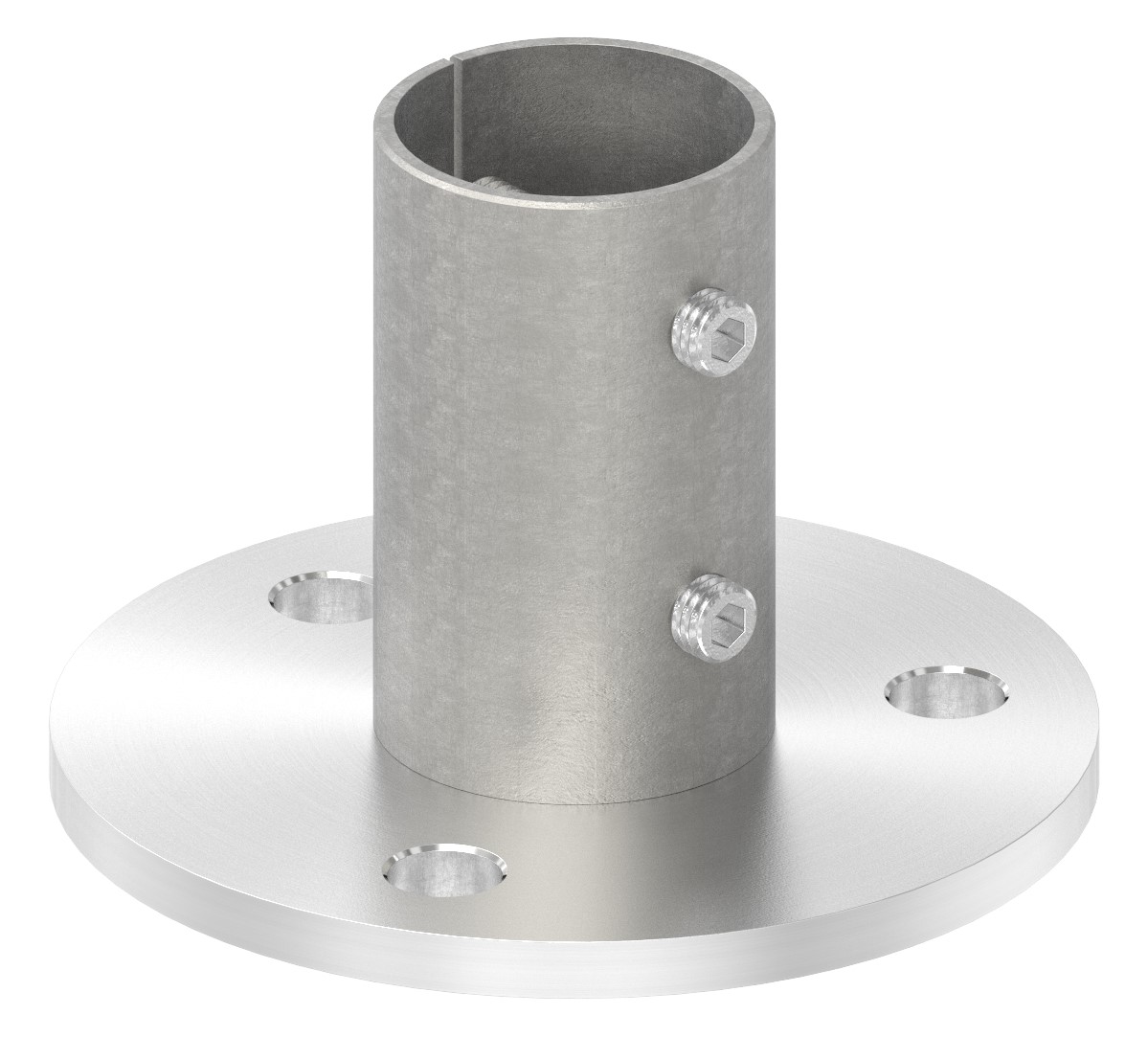 Wand- und Bodenanker, für Rohr 42,4x2,0mm, V2A