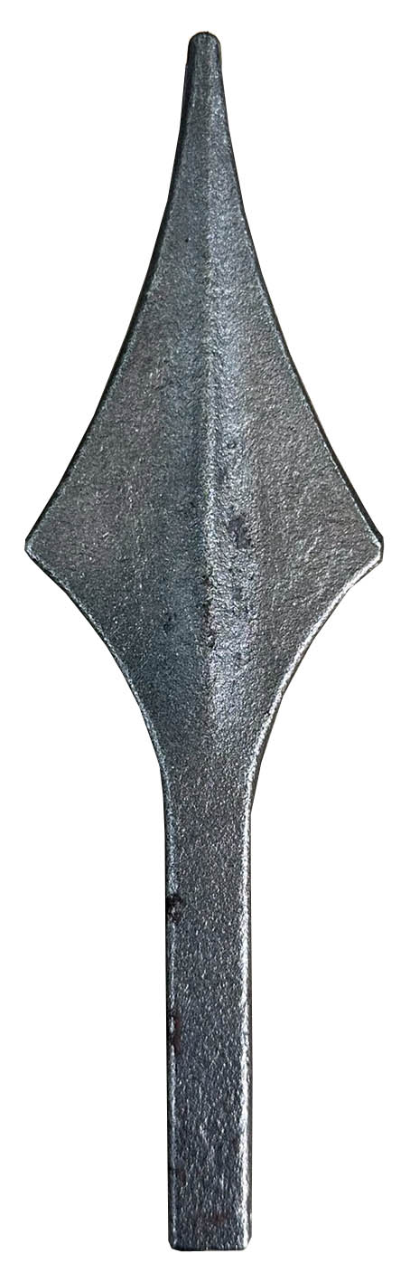 Zaunspitze mit Ansatz 12x12mm, HxB: 180x60mm