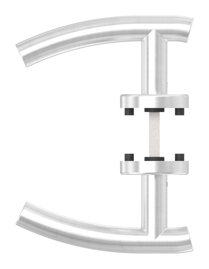 Türdrücker-Paar, drehbar, V2A