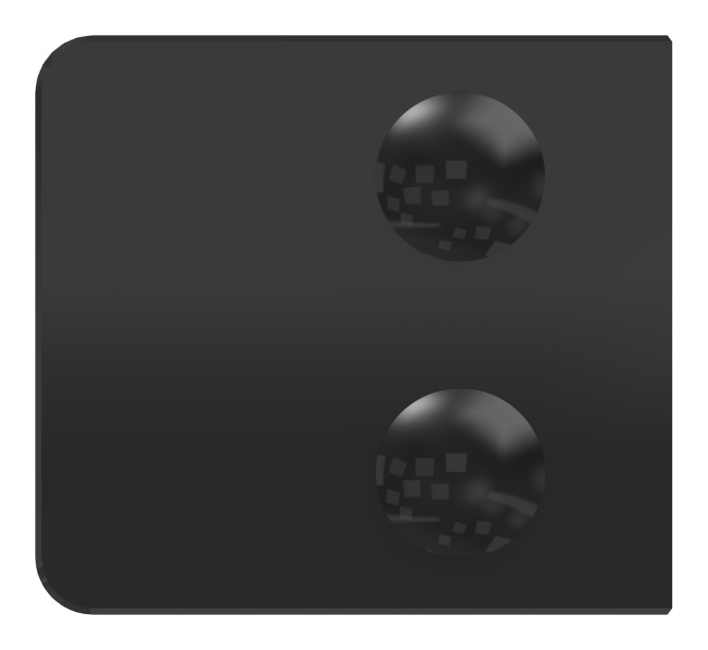 Glasklemme Mod. 31, Anschluss: 42,4mm, Zink roh pulverbeschichtet RAL 9005 schwarz glänzend