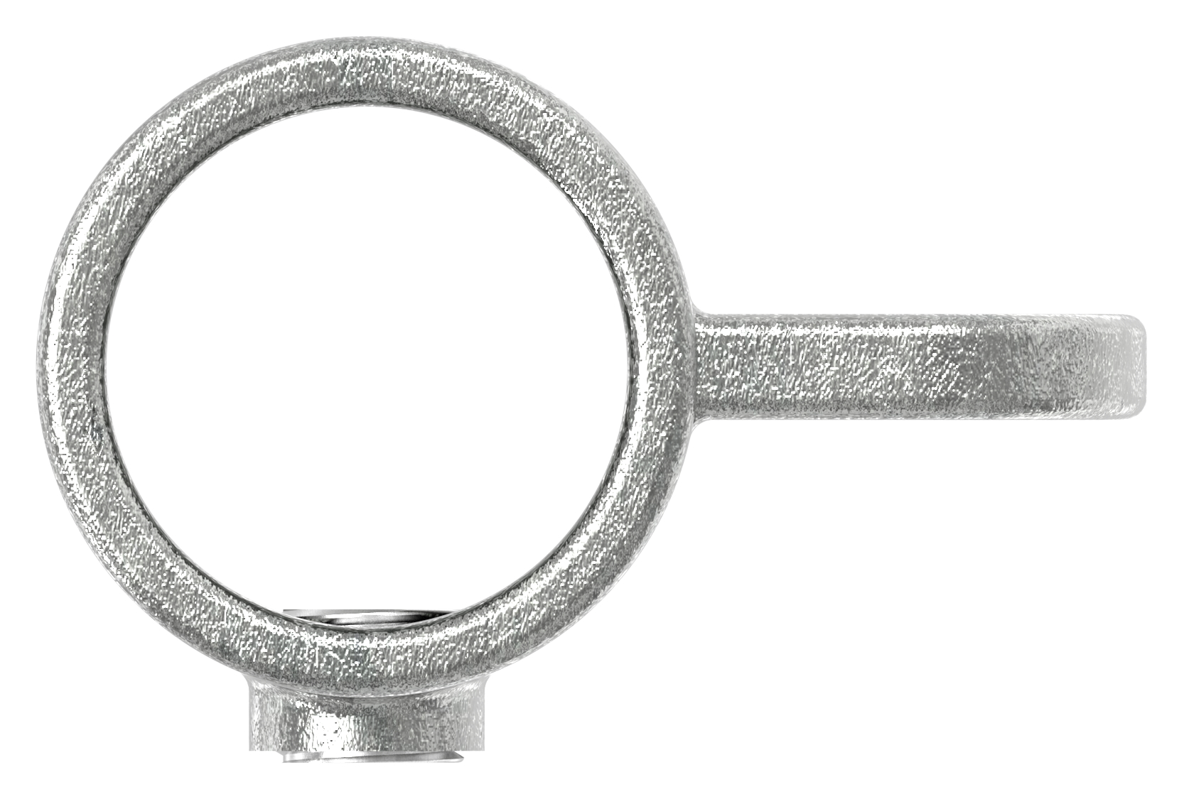 Halter mit einer Lasche, für Rohr Ø 42,4mm