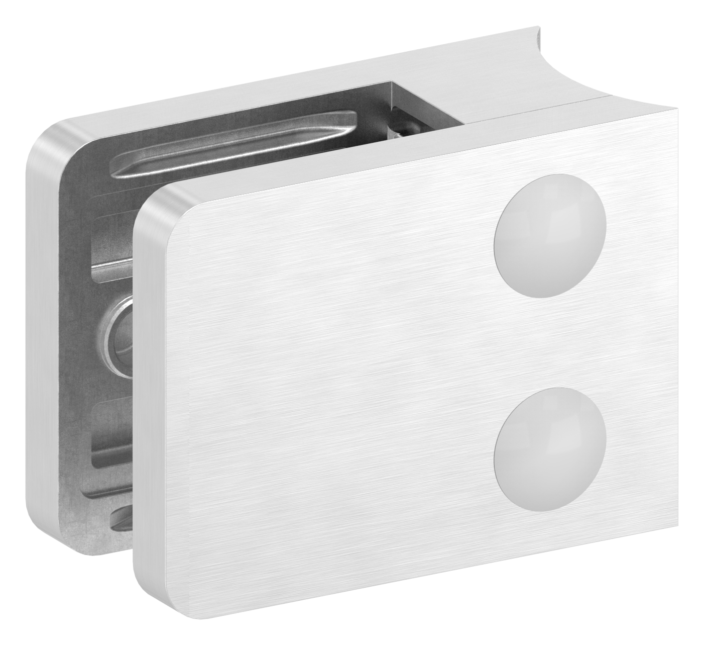 Glasklemme Mod. 36, Anschluss: 42,4mm, in V2A