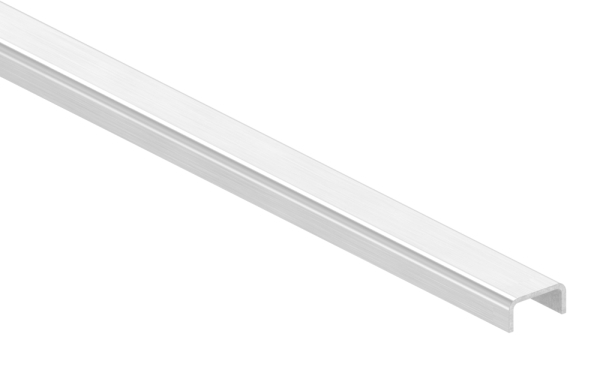 Kantenschutz EXTRA SLIM, für Glas 8,00 - 9,52mm, L: 6000mm, Edelstahl V4A