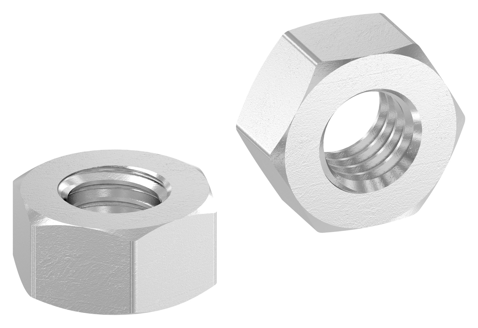 Sechskantmutter M6, DIN 934, V2A