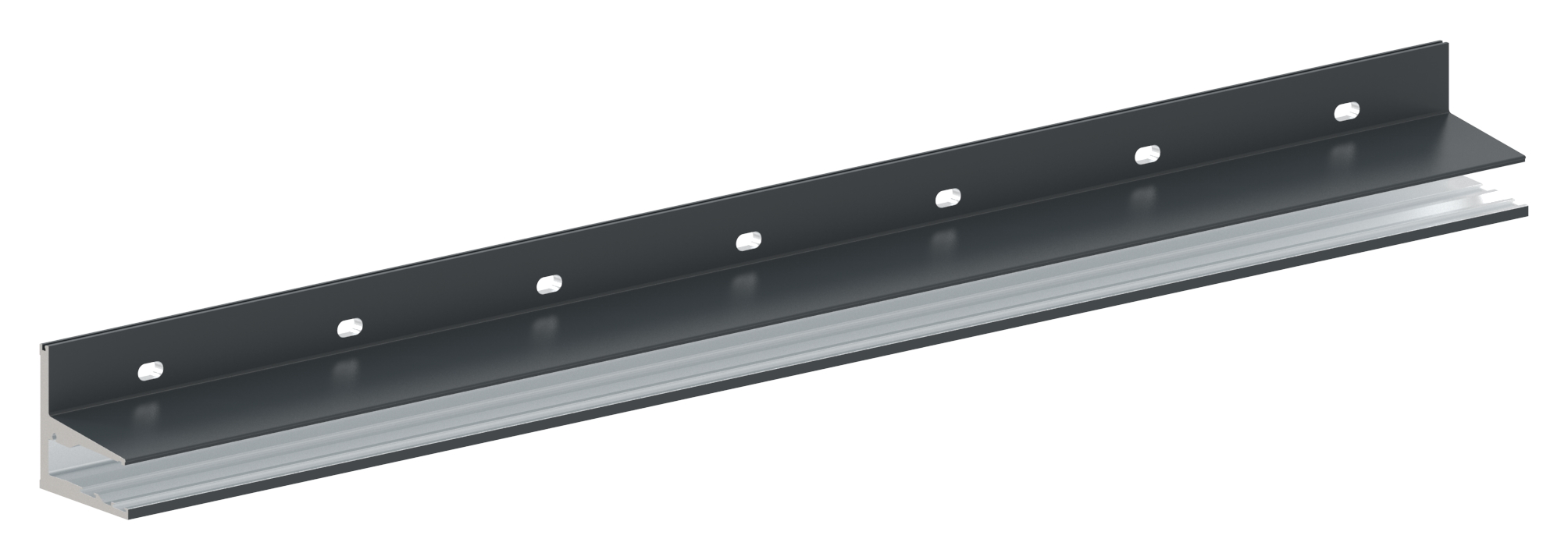 Vordachprofil eleganza canopy, L: 1405mm, RAL7016