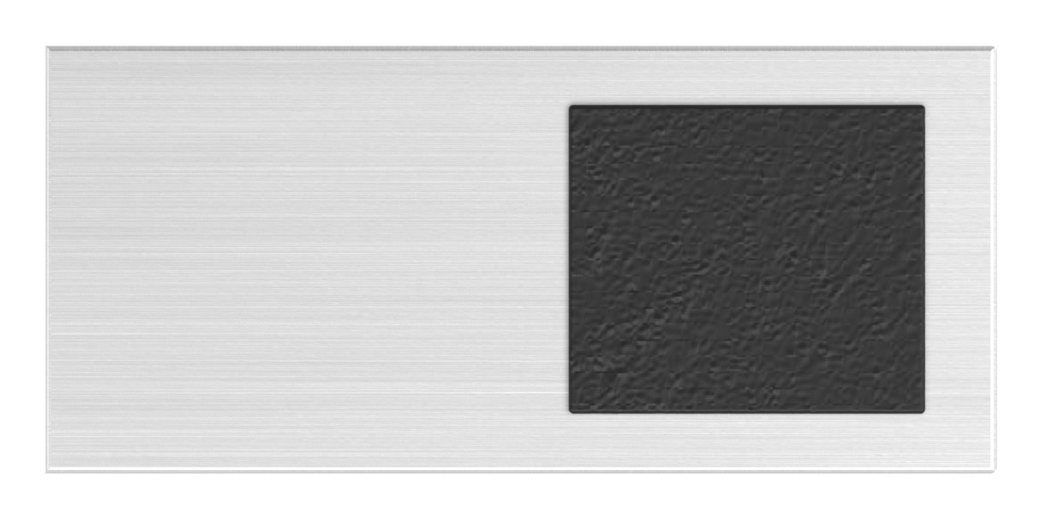 Halteboden mit geradem Anschluss, V4A