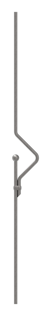 Designstab Ø 12mm, H: 1000mm, S235