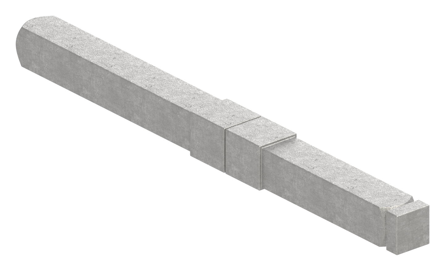Stift 8 auf 9x105mm geteilt, V2A Stift 8 auf 9x105mm geteilt, V2A