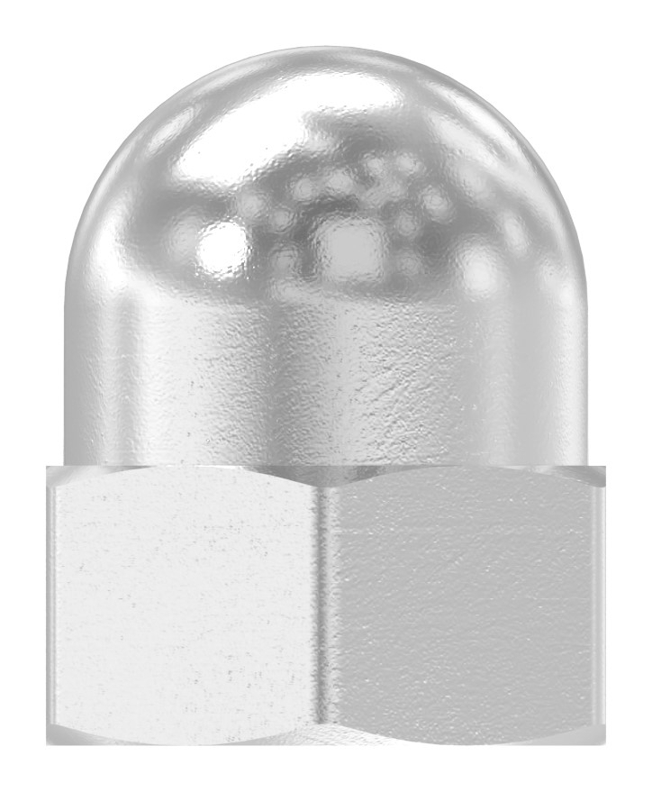 Sechskant-Hutmutter M8, DIN 1587, V2A