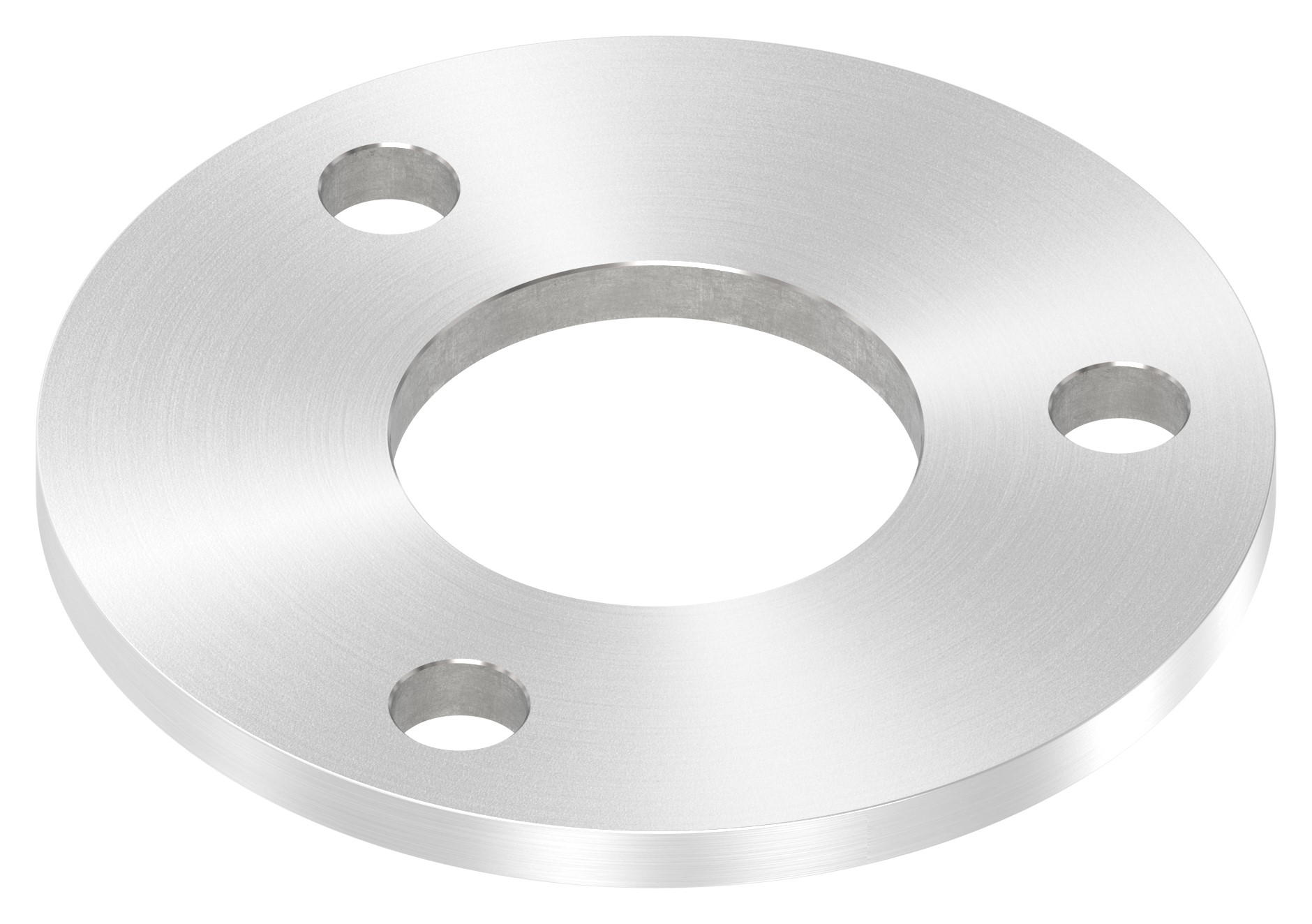 Ankerplatte Ø 100x6mm, mit Rundschliff, V2A