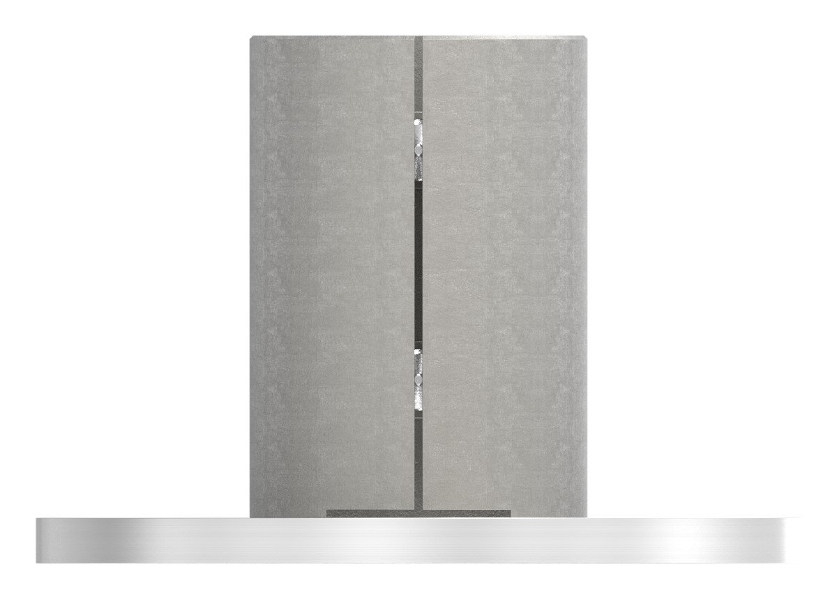 Wand- und Bodenanker, für Rohr 48,4x2,0mm, V2A