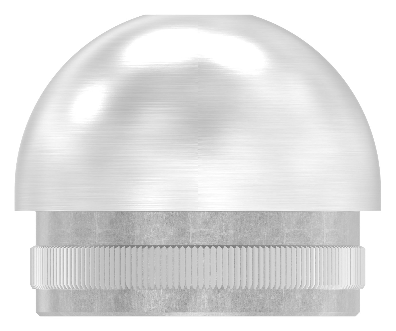 Rohrabschlussstopfen mit M8, für Rohr 42,4x2,0mm, V2A